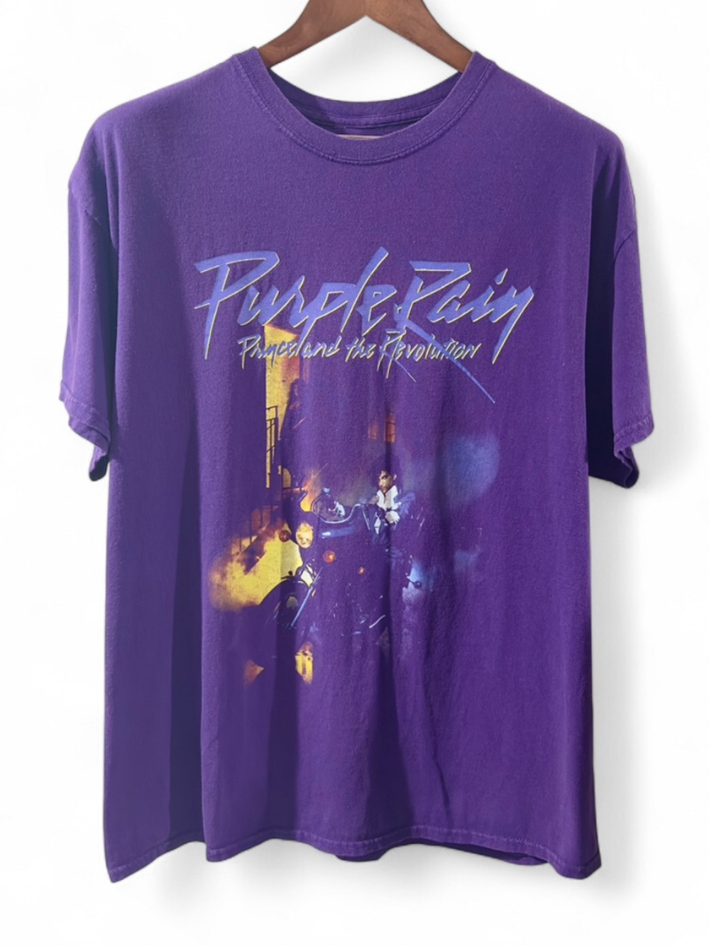 Purple Rain Prince and the RevolutionGraphic T-shirt Size Men’s XL